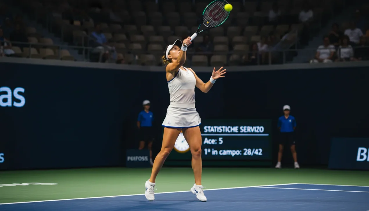 Statistiche Servizio WTA: Differenze con l’ATP